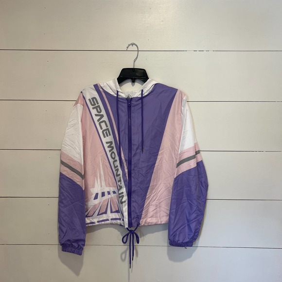 NWT Disney Park Space Mountain Lightweight Windbreaker sz Large‎ L - Picture 1 of 8